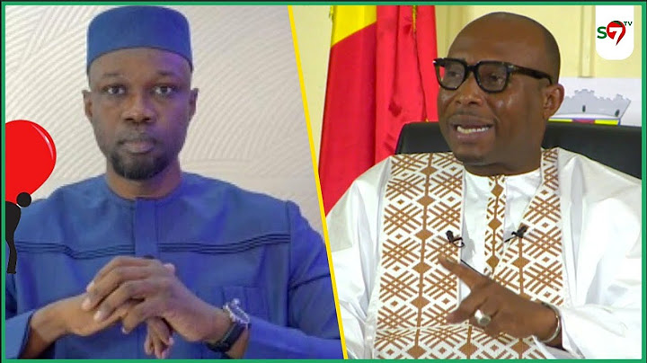 Barth répond sèchement à SONKO: "J'ai rencontré Macky en terrain neutre et il était d'accord"