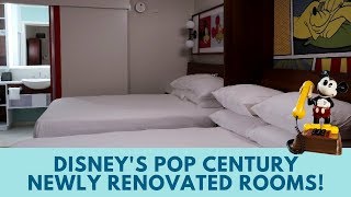 Disney's Pop Century - Refurbished Room resort tour!
