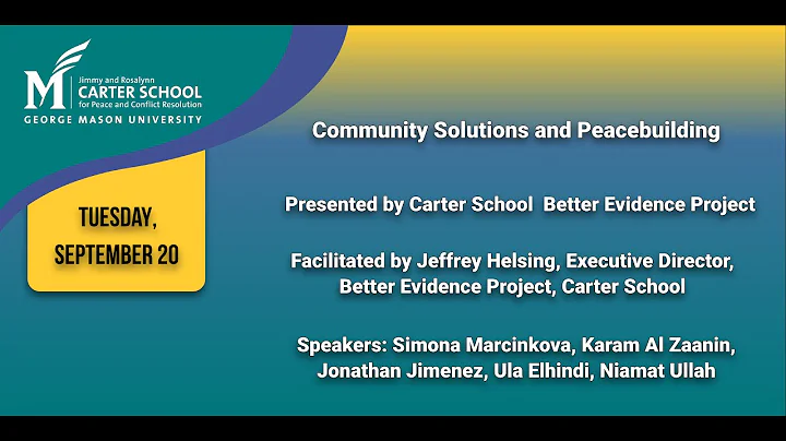 Community Solutions and Peacebuilding