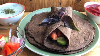 KƏTAN TOXUMU UNUNDAN LAVAŞ. QLUTENSİZ LAVAŞ. Mayasız, şəkərsiz, qlutensia.  Sağlam qidalanma.