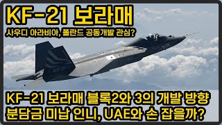 [밀리터리 덕후 밀떡] KF-21 보라매 블록2, 3의 특징과 방향, 인도네시아는?