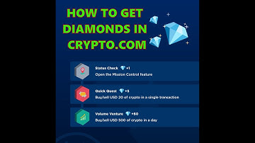 What are Diamonds in crypto.com and how to get them?