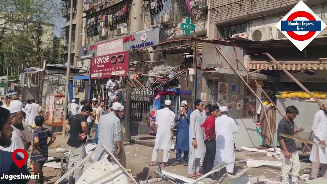 🔨🏬Jogeshwari W mei BMC ki Todh Phod.