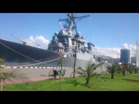 Корабль НАТО в Батуми 24.04.2019/NATO ship in Batumi/ნატოს გემი ბათუმში.