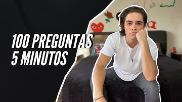 100 preguntas en 5 minutos | ¡MI PRIMER VIDEO!