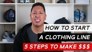 How To Start A Clothing Line | 5 Steps To Marketing And Selling Your Brand