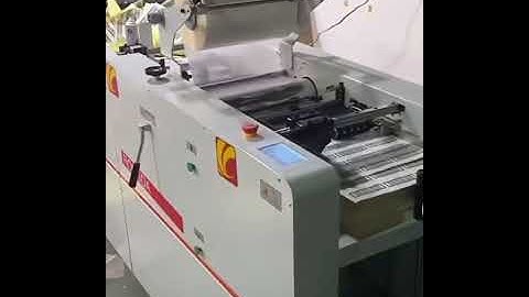 DWIN screen application for laminating machine