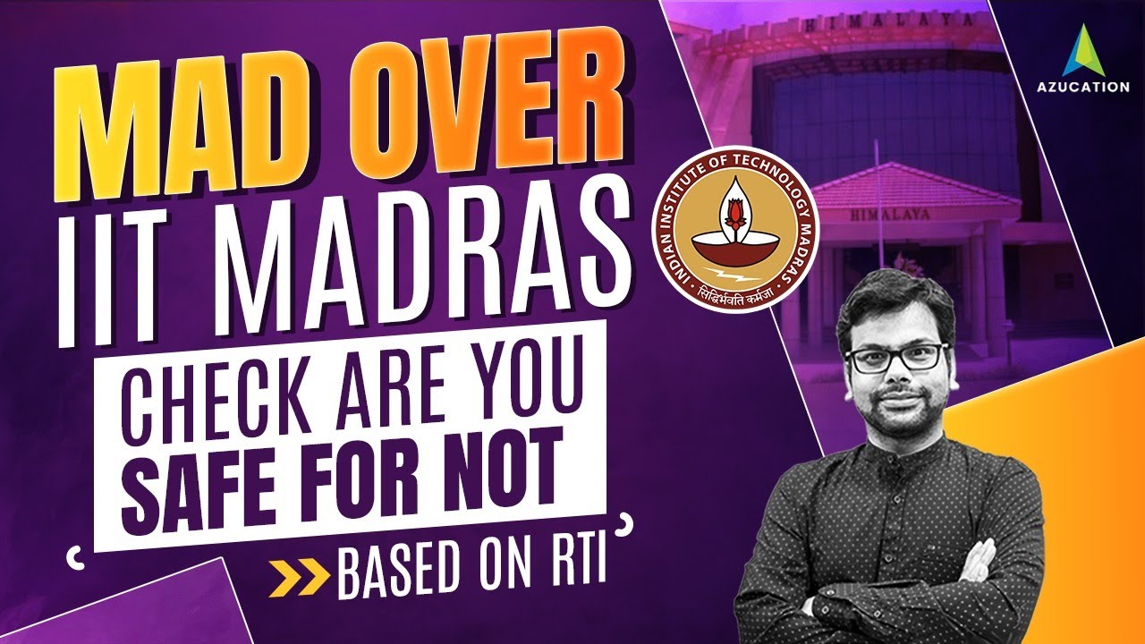 DoMS IIT Madras 2024-26 Selection Criteria, Safe Score, Cutoffs - Should You Fill or Not- RTI Data