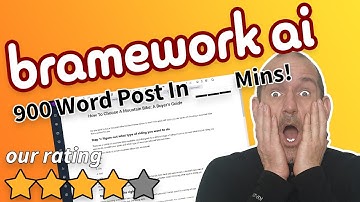 Bramework Review: Bramework is Good BUT.. Can It Be a PLAYER In The AI World...?