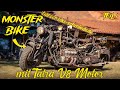 Monster bike  mit tatra v8 motor  harzer bikeschmiede