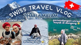 SWISS TRAVEL VLOG 🇨🇭NYASAR DI GUNUNG SALJU 🏔️ IKUT KELAS BIKIN COKLAT, NAIK SAMPAN ⛵️ BANYAK LAGI