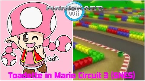 Mario Kart Wii: Toadette in Mario Circuit 3 (SNES)
