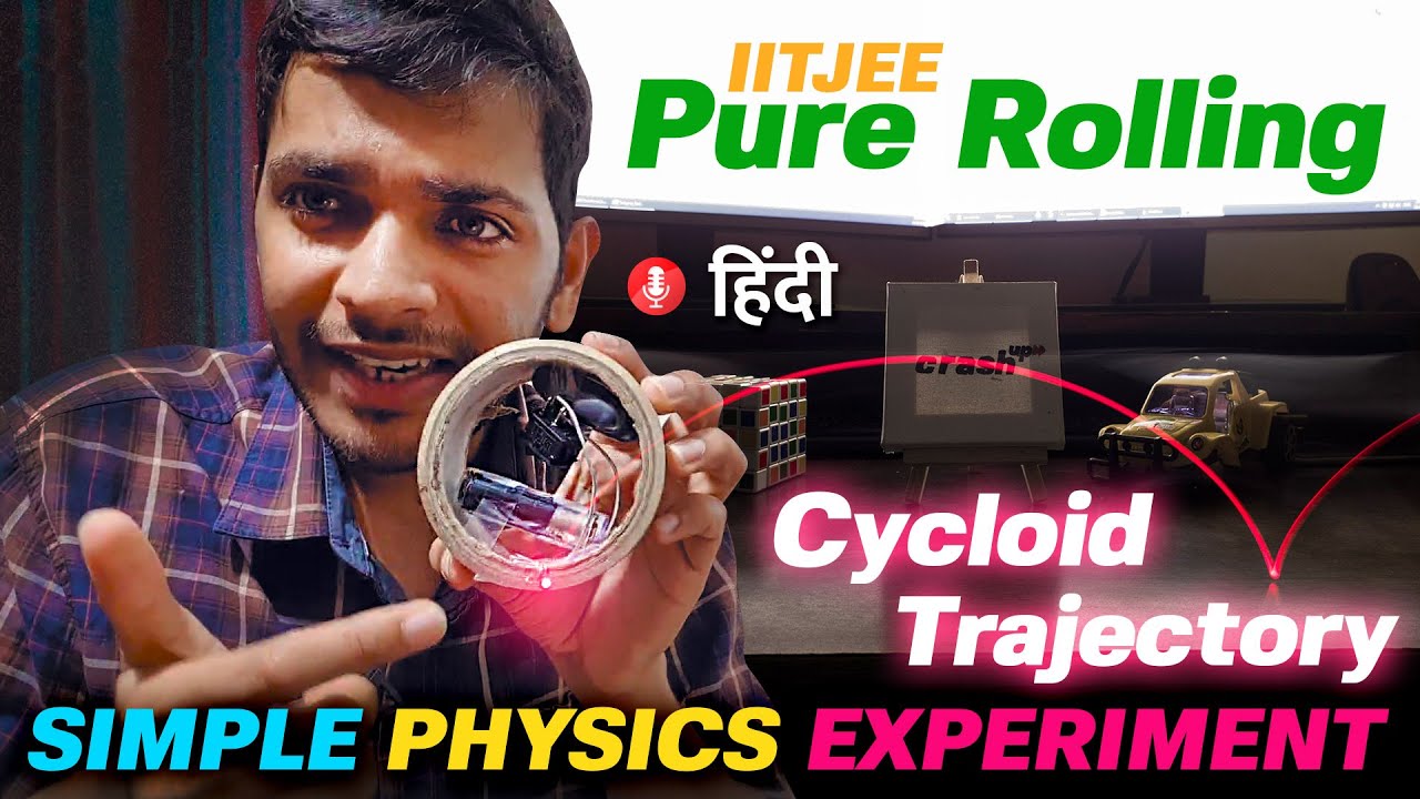 Simple Physics Experiments | E01 Cycloid trajectory in pure rolling motion