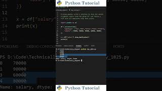 Pandas Interview Question Second Highest Salary | Python Tutorial