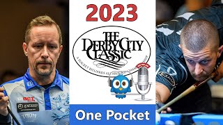 Jayson Shaw vs Mika Immonen - One Pocket - 2023 Derby City Classic rd 1