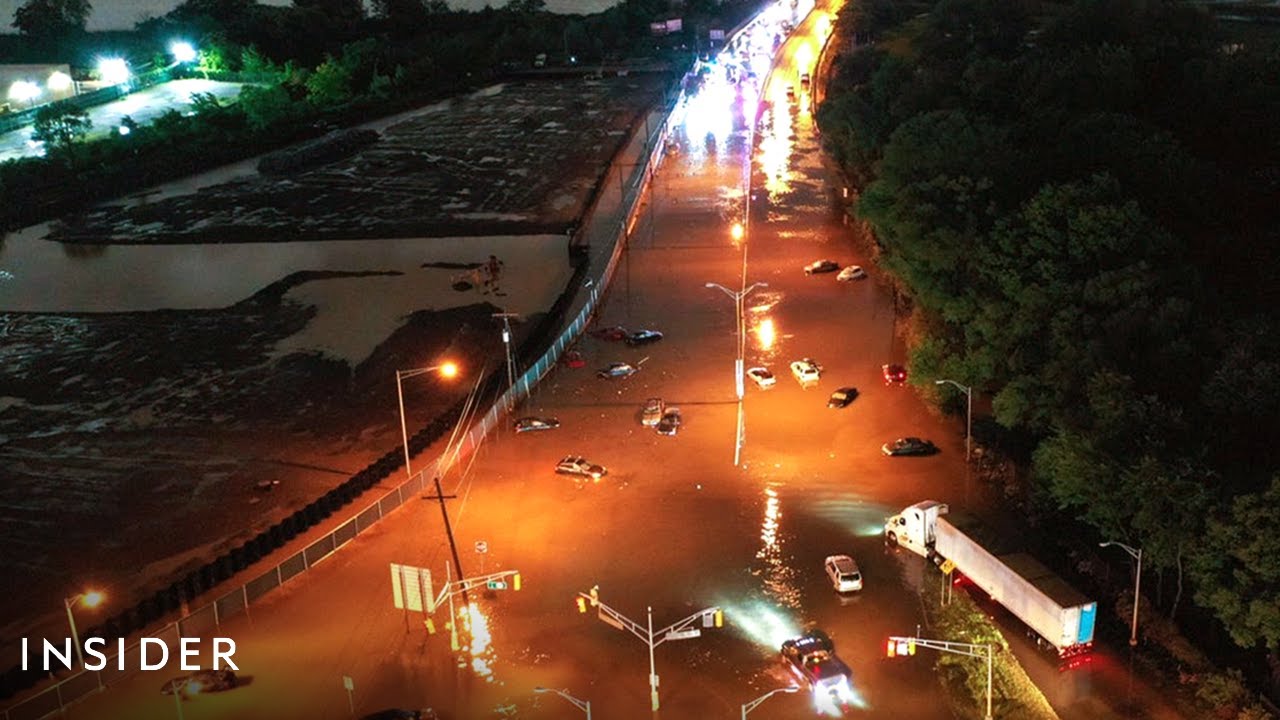 Shocking Videos Show Flooding In New York After Hurricane Ida - YouTube