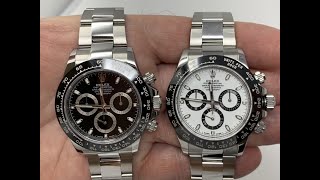 Rolex Daytona White vs. Rolex Daytona Black 116500LN