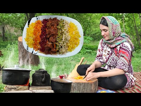 Nomadic lifestyle Iran | Cooking special Party food by Country Girl | Village Life