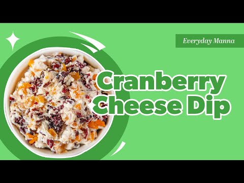 Cranberry Cream Cheese Dip Recipe