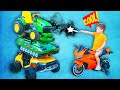 Artem and Cars Compilation Video for kids abaut Power Wheels Cars, Tractor, Sportbike