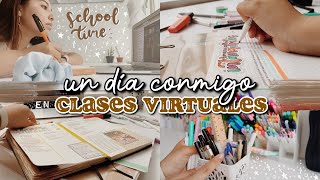 ASÍ SON MIS CLASES VIRTUALES en CUARENTENA 👋🏻 apuntes en casa 🌟