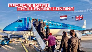 KLM | Amsterdam 🇳🇱 to London City 🇬🇧 | Embraer 190 | The Flight Experience