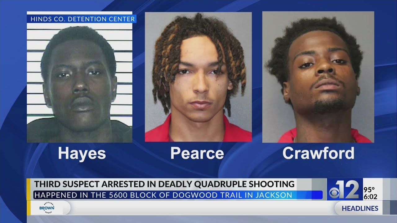 Third suspect arrested in Jackson quadruple shooting - YouTube
