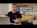 How Much Money I Earn Weekly as an Affiliate Marketer &amp; YouTuber (Income Streams)