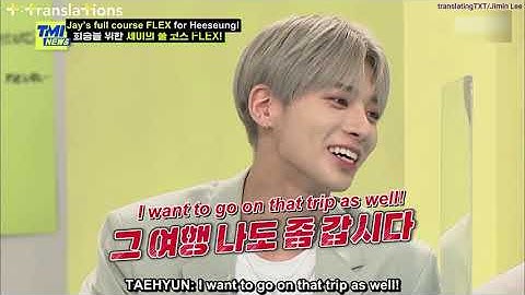 [ENG SUB] [TMI NEWS] Taehyun & HueningKai (with ENHYPEN