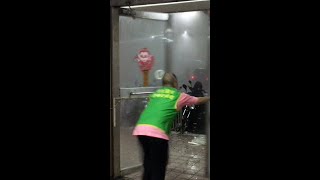 Hurricane Winds Send Man Flying #shorts