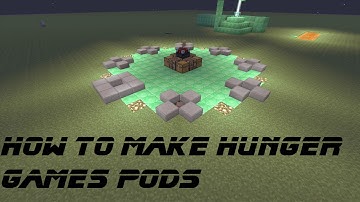 Minecraft how to make hunger games pods
