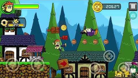 Dan the man~Walkthrough~Stage 8-1-1 (no damage) (all enemies,objects,secrets) (on hard)