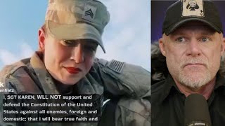 “I CAN'T Support and DEFEND the Constitution”  Army Sgt