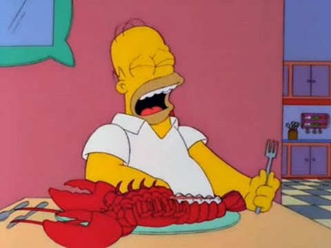 Homero se come a Tenazas - Los Simpson