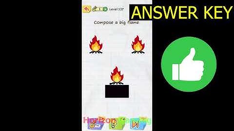 Draw 2 Save: Stickman Puzzle LEVEL 137 Compose a big flame - Gameplay Walkthrough Android IOS