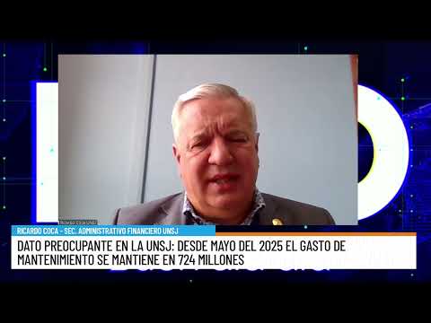 Cómo es el ahogo financiero que tiene la UNSJ, por lo que pide el cumplimiento de la ley - Ric. Coca