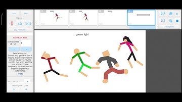 stick node animation in squid game part 1 green light red light