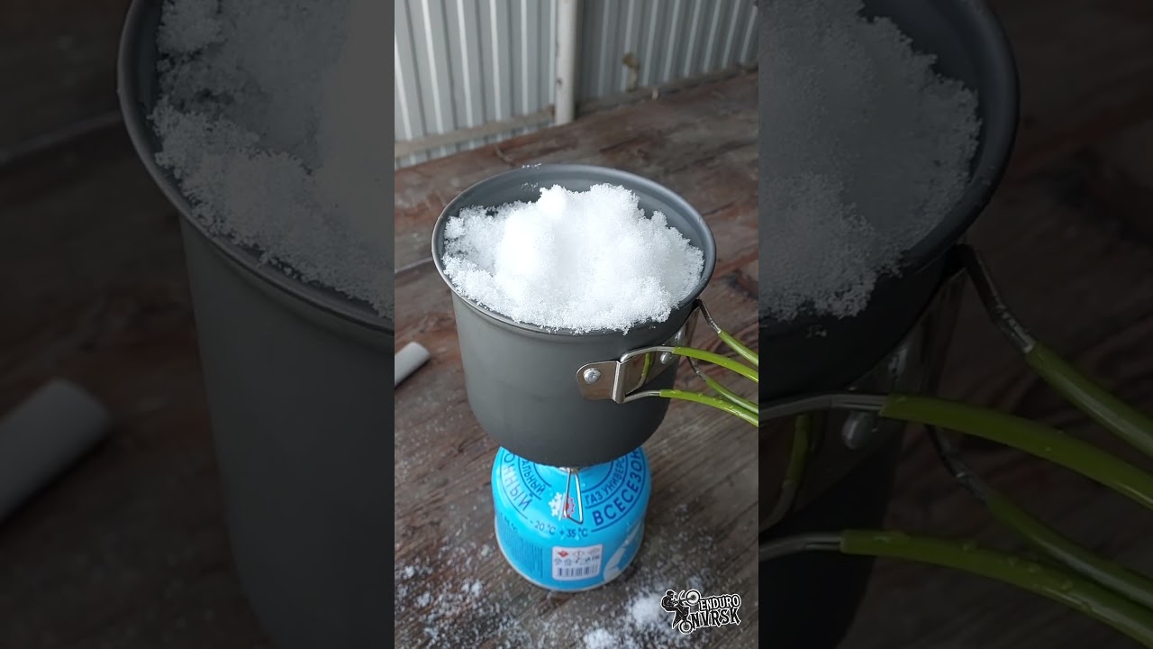 Пуэрчик на талой воде и эндуро кухня 😁 