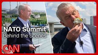 CNN escaped the NATO summit to eat breakfast in a castle