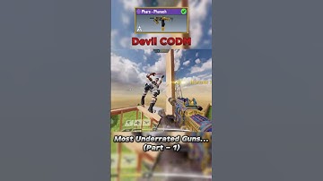 Most Underrated Guns in CODM (Part - 1) || *Gunsmith* || Devil CODM || #shorts #codm #devilcodm