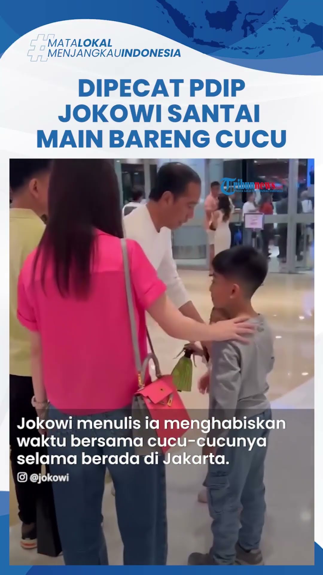 Reaksi Santai Jokowi seusai Dipecat dari PDIP, Pamer Main Bareng Cucu hingga Santap Sate Langganan
