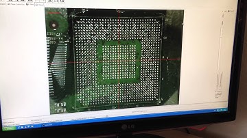 XBOX 360 reballing - Stage: BGA Alignment