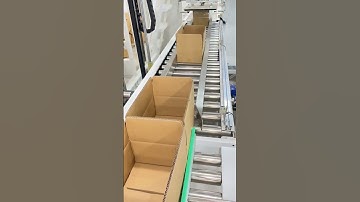 Automatic bag feeding into box bag in carton box machine bag in box equipment