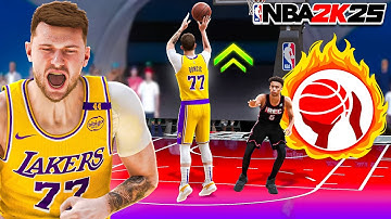 This LUKA DONCIC BUILD is UNSTOPPABLE MONSTER in REC on NBA 2K25!