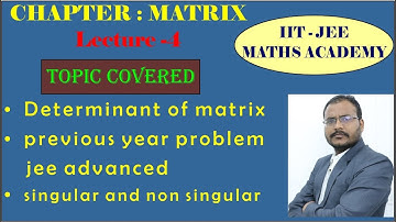 MATRIX LECTURE -4