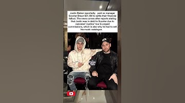 Justin Bieber Pays Scooter Braun $31.5M to End Justice Tour Dispute #justinbieber