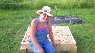 Our Property #322 Garden, lawn tractor, raise garden box
