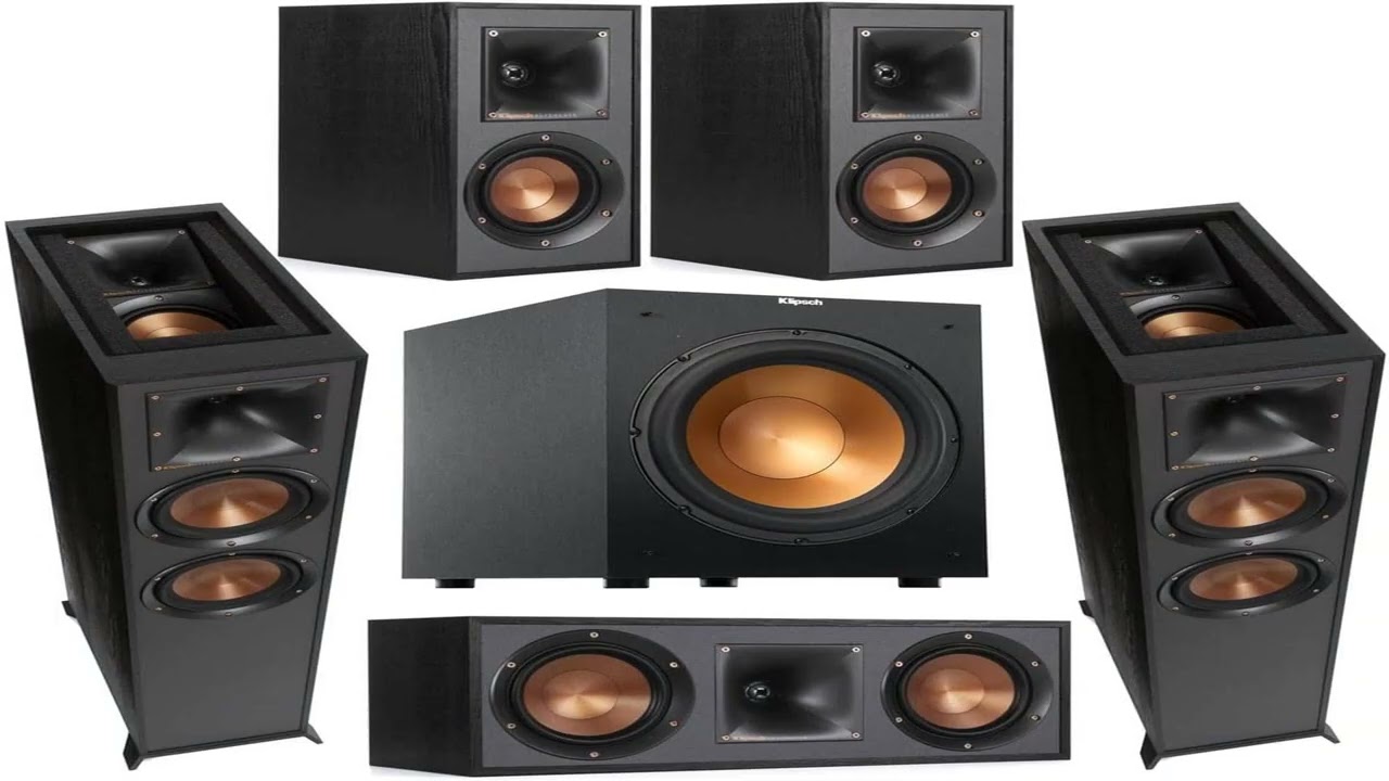 Лучшее предложение: Комплект домашнего кинотеатра Klipsch Reference Series 5.1 с двумя напольными...