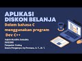 Tugas Pertemuan 5-6 [Aplikasi Diskon Belanja] 