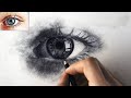 Realistic eye sketch  draw real eyes